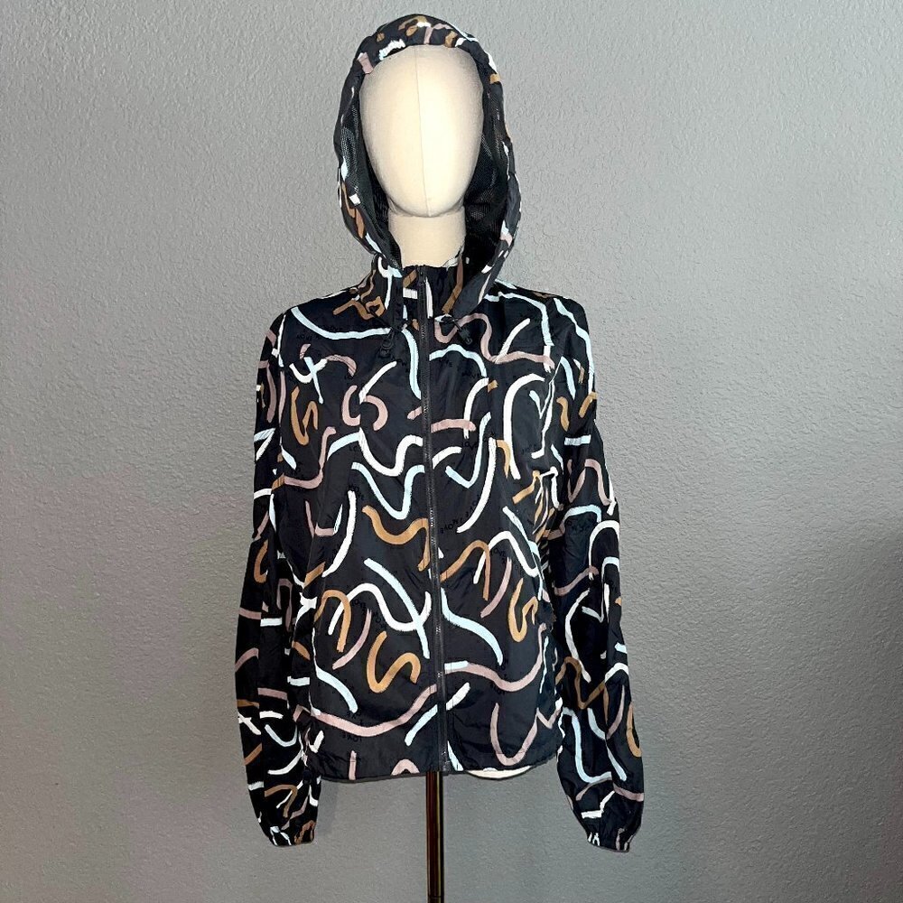 SWEATY BETTY LONDON Full Zip Hoody  "Love 2 Move" Jacket - EUC - US 8-10